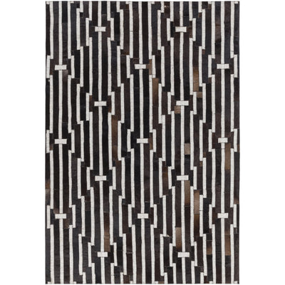 product image for Medora MOD-1017 Hand Crafted Rug in Black & Dark Brown by Surya 89