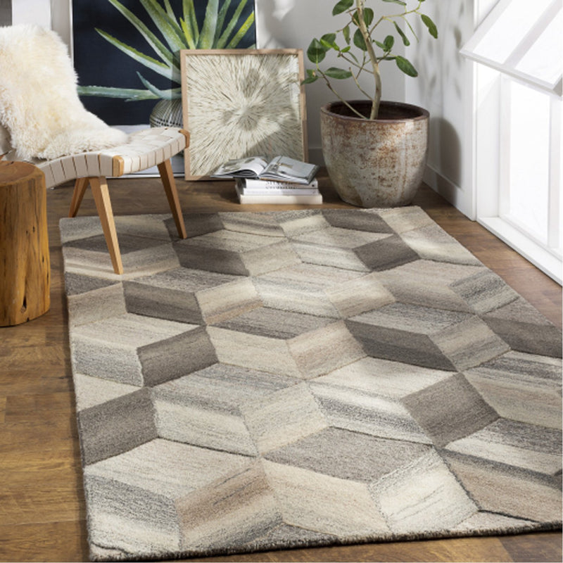 media image for Mountain MOI-1016 Hand Tufted Rug in Khaki & Taupe by Surya 243