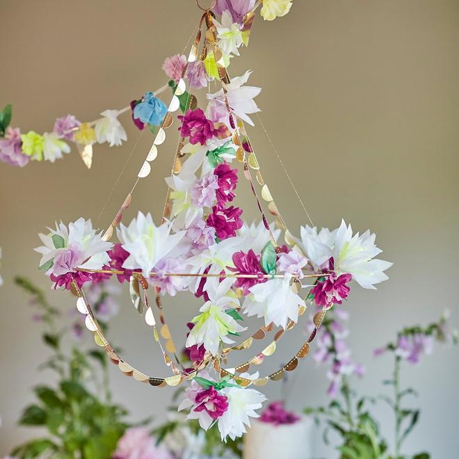 media image for lilac blossom chandelier by meri meri 8 299