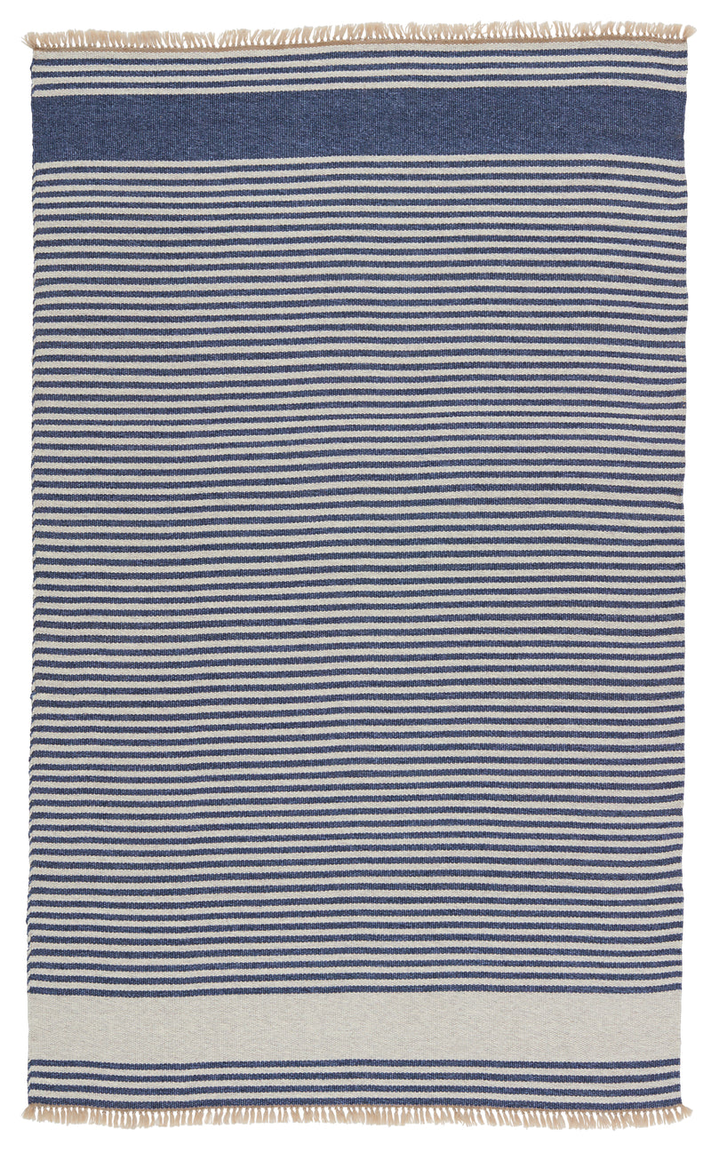 media image for Strand Indoor/Outdoor Striped Blue & Beige Rug by Jaipur Living 237