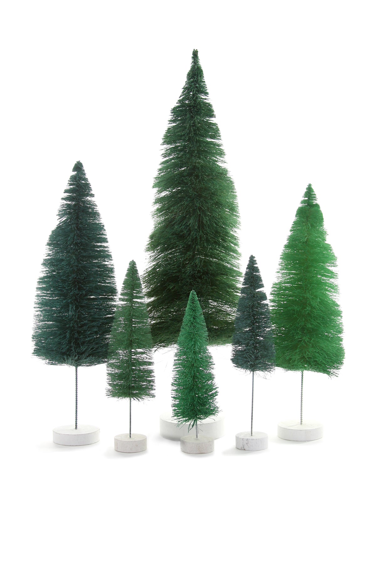Shop Rainbow Trees Set of 6 in Various Colors | Burke Decor