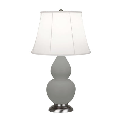 product image of matte smoky taupe glazed ceramic double gourd accent lamp by robert abbey ra mst12 1 546
