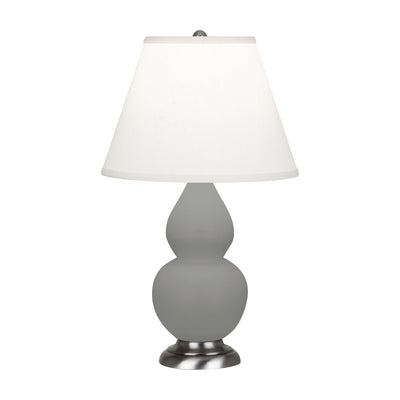 product image for matte smoky taupe glazed ceramic double gourd accent lamp by robert abbey ra mst12 2 77