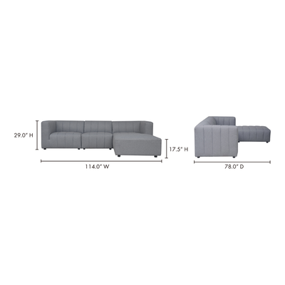product image for lyric lounge modular sectional by bd la mhc mt 1029 15 11 10