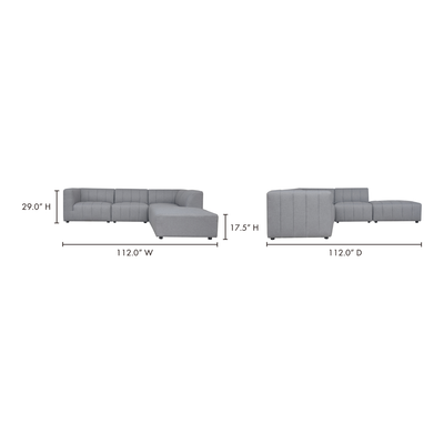 product image for lyric dream modular sectional by bd la mhc mt 1033 15 22 65