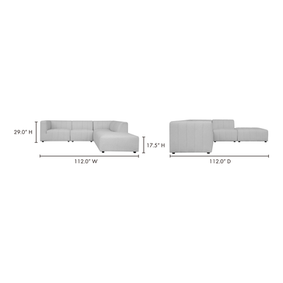 product image for lyric dream modular sectional by bd la mhc mt 1033 15 24 91