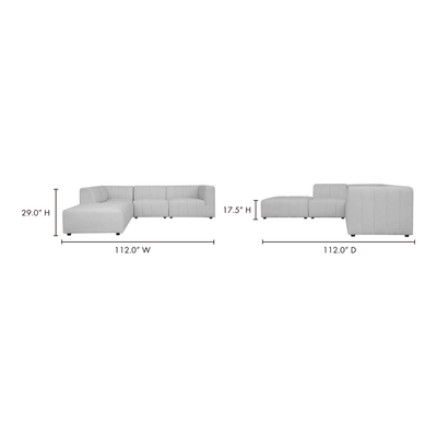 product image for lyric dream modular sectional by bd la mhc mt 1033 15 23 55