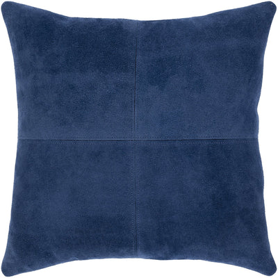 product image of Manitou MTU-001 Suede Pillow in Dark Blue by Surya 513
