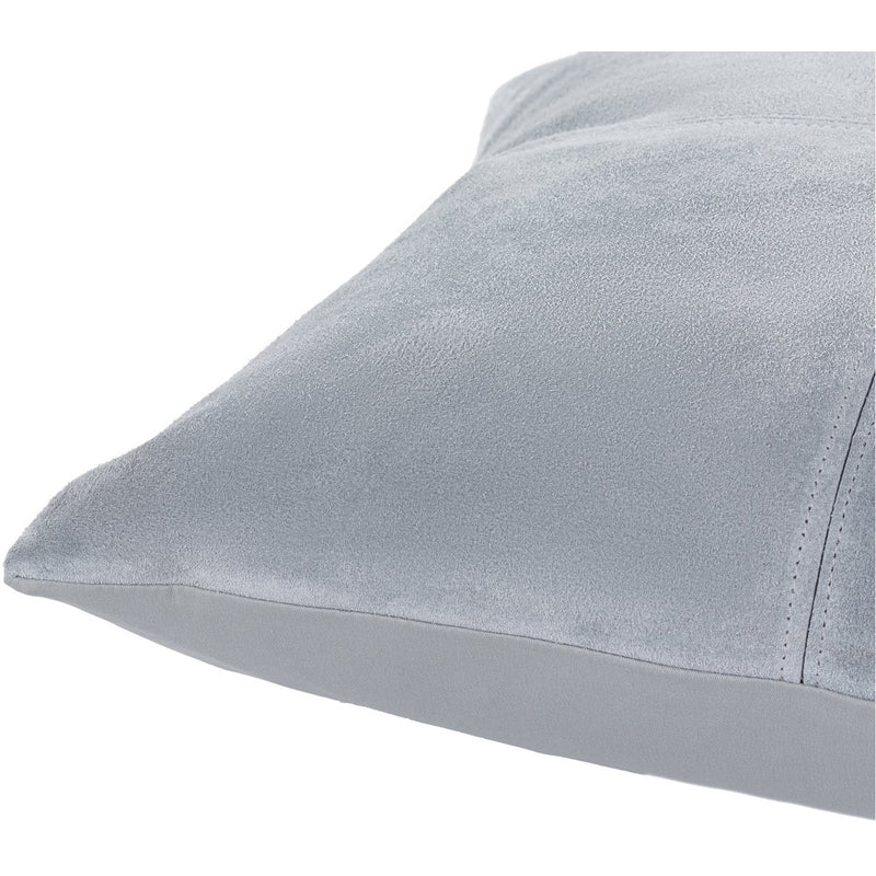 media image for Manitou MTU-003 Suede Square Pillow in Medium Gray by Surya 254