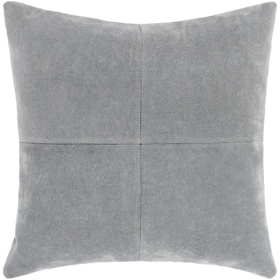 product image of Manitou MTU-003 Suede Square Pillow in Medium Gray by Surya 531