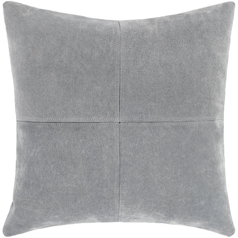 media image for Manitou MTU-003 Suede Square Pillow in Medium Gray by Surya 29