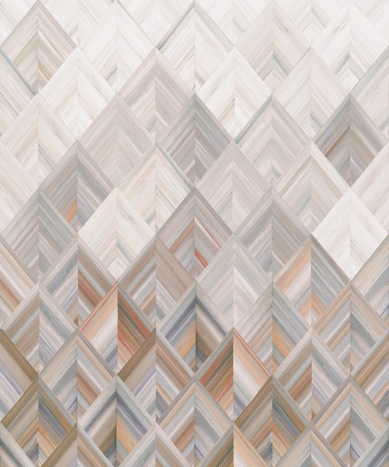 media image for sample diamond parquet mural in orange beige from the murals resource library vol 2 by york wallcoverings 1 264