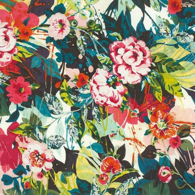 product image of Pop Floral Mural in Bright Multi from the Murals Resource Library Vol. 2 by York Wallcoverings 595