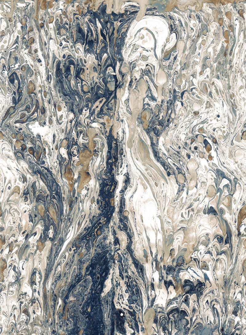 media image for Watermark Mural in Blue from the Murals Resource Library Vol. 2 by York Wallcoverings 254