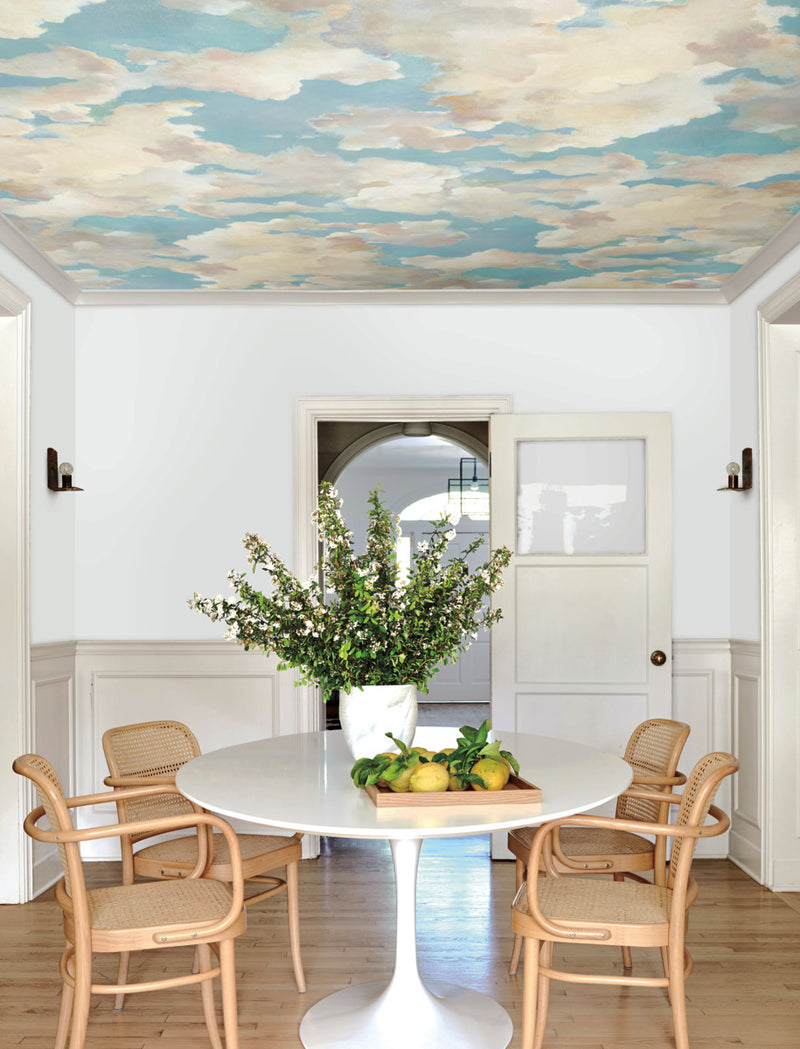 media image for Cloud Over Mural in Light Blue from the Murals Resource Library Vol. 2 by York Wallcoverings 231