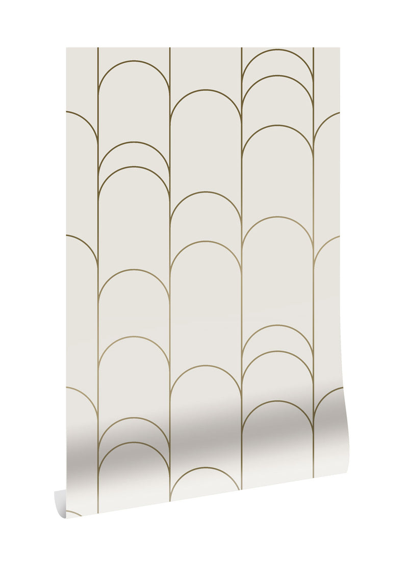 media image for Golden Lines Ivory/Gold MW-067 Wallpaper by Kek Amsterdam 27