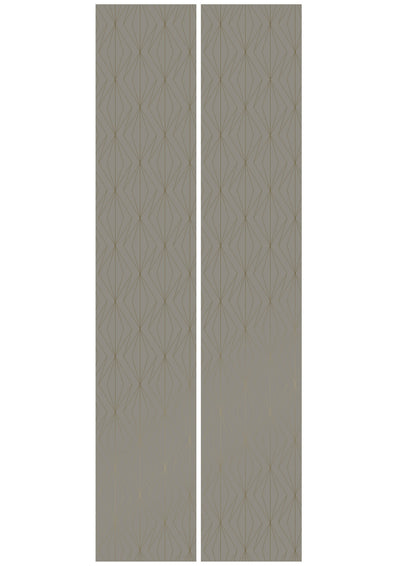 product image for Golden Lines Taupe/Gold MW-075 Wallpaper by Kek Amsterdam 82