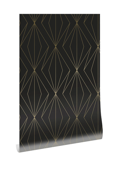 product image for Golden Lines Black/Gold MW-076 Wallpaper by Kek Amsterdam 8