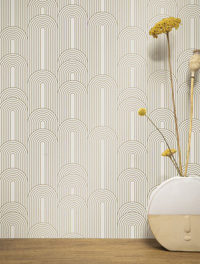 product image of Golden Lines Ivory/Gold MW-077 Wallpaper by Kek Amsterdam 540