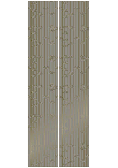 product image for Golden Lines Taupe/Gold MW-090 Wallpaper by Kek Amsterdam 18