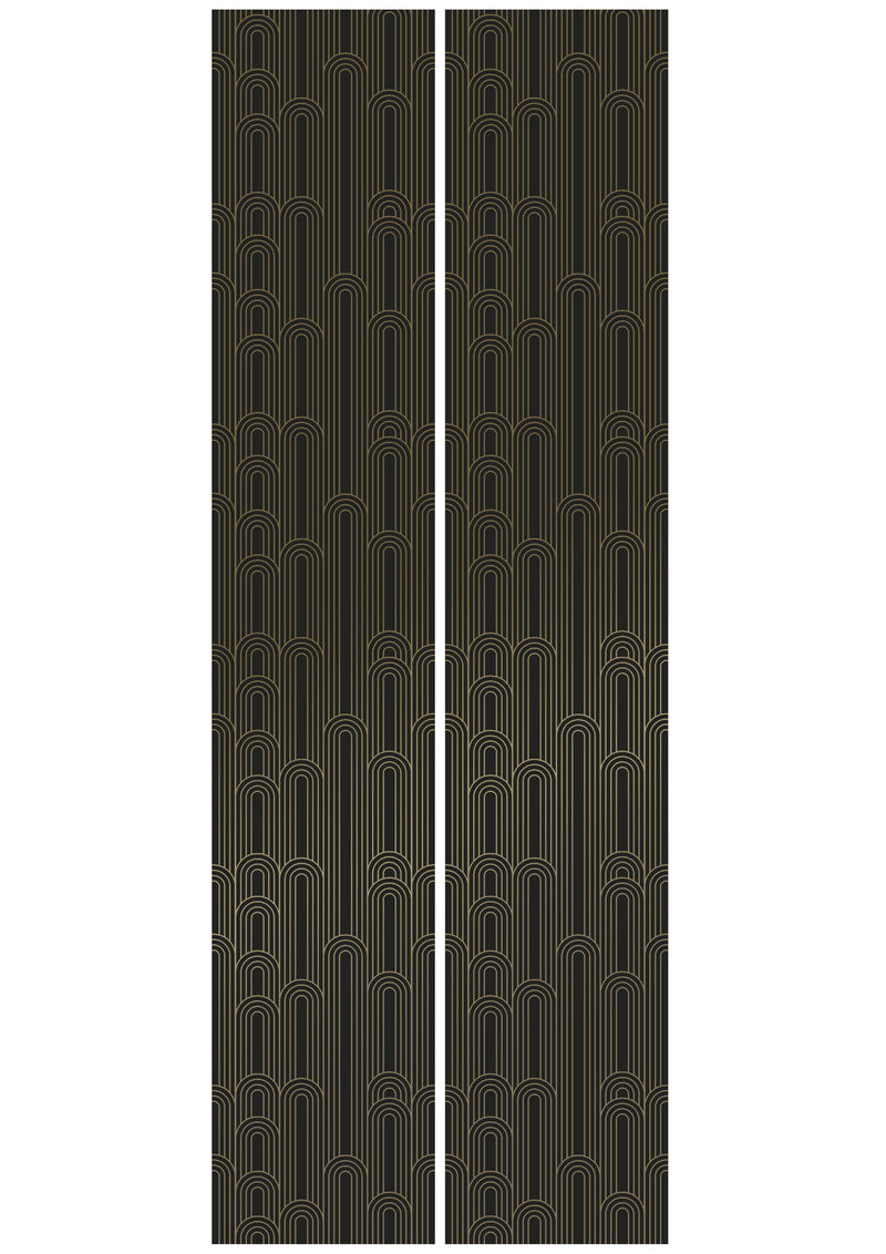 media image for Golden Lines Black/Gold MW-091 Wallpaper by Kek Amsterdam 273