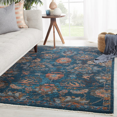 product image for Milana Oriental Blue & Blush Rug by Jaipur Living 77