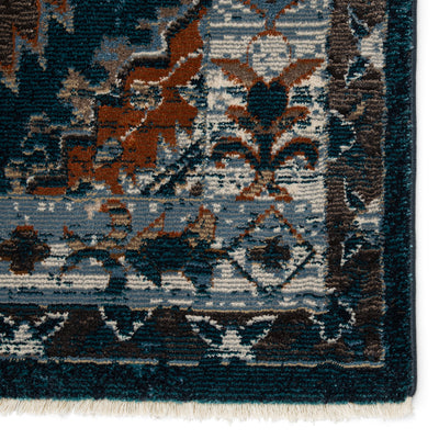 product image for Lia Medallion Blue & Rust Rug by Jaipur Living 78