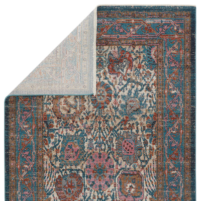 product image for romilly oriental teal rust area rug by jaipur living 3 33