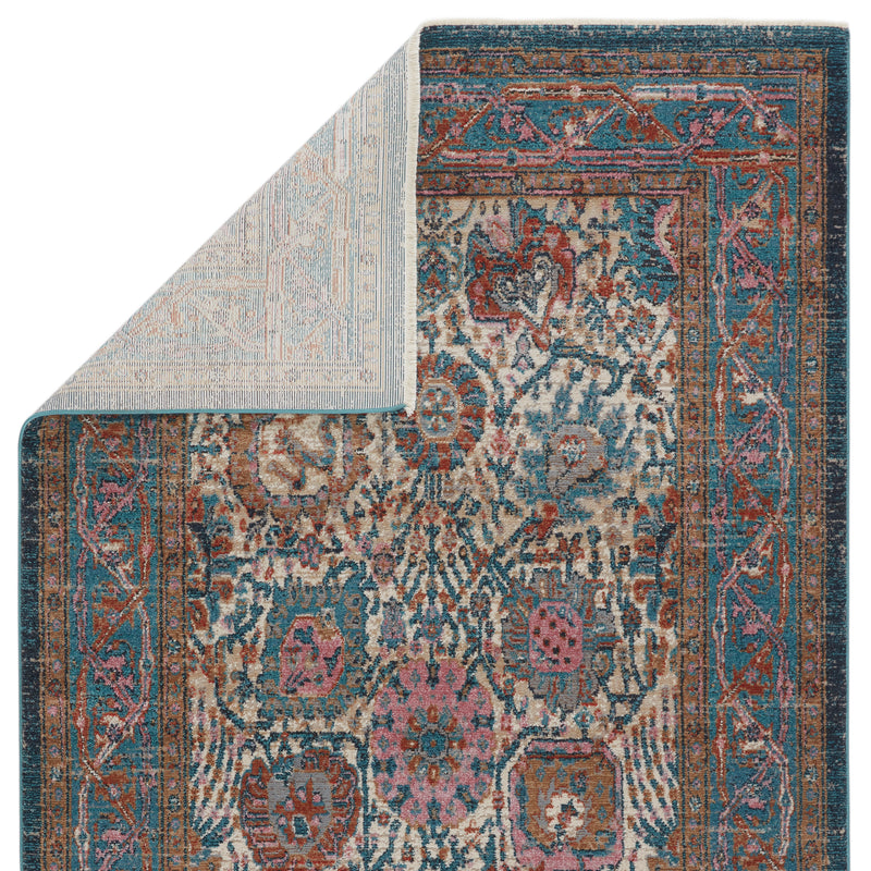 media image for romilly oriental teal rust area rug by jaipur living 3 285