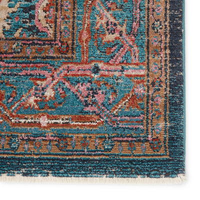 product image for romilly oriental teal rust area rug by jaipur living 4 81