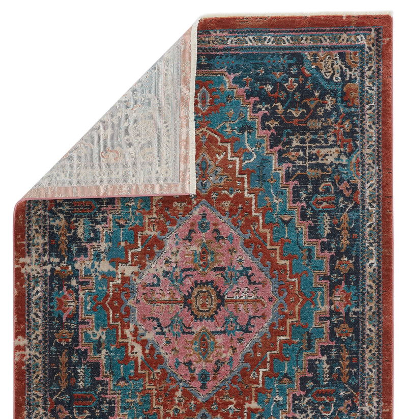 media image for marielle medallion blue rust area rug by jaipur living 3 279