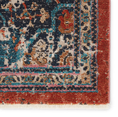 product image for marielle medallion blue rust area rug by jaipur living 4 1