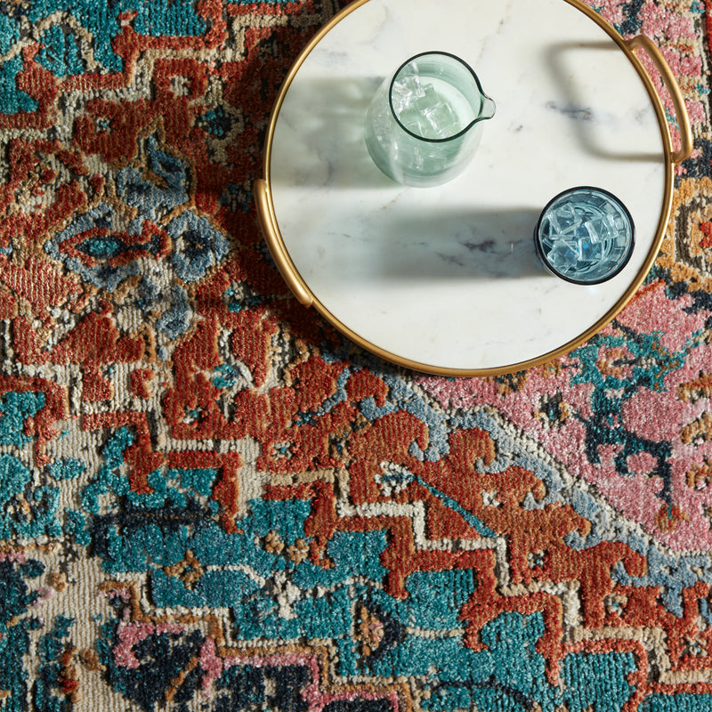 media image for marielle medallion blue rust area rug by jaipur living 9 291