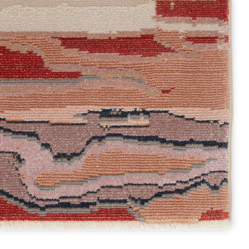 media image for jolene abstract pink red area rug by jaipur living 4 245