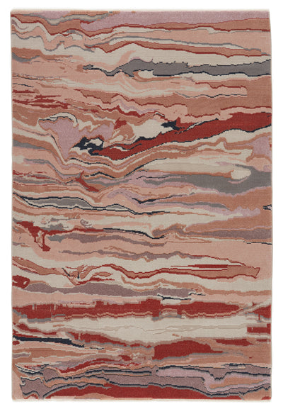 product image for jolene abstract pink red area rug by jaipur living 1 97