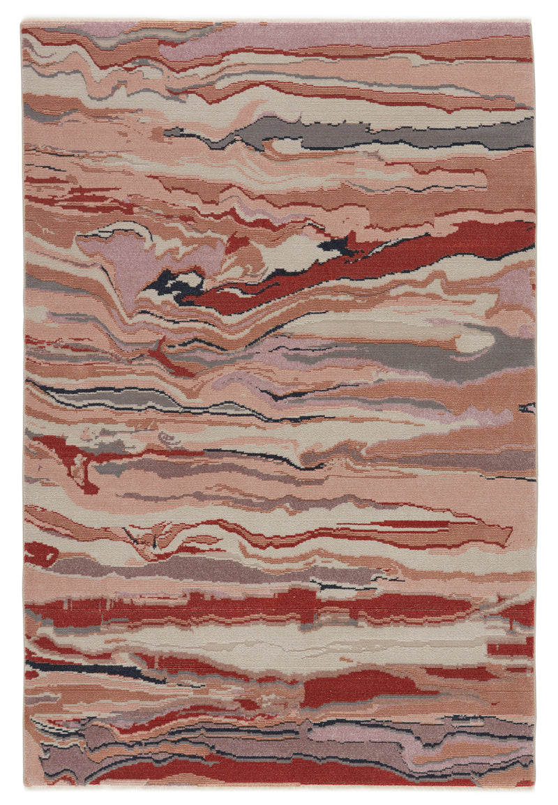 media image for jolene abstract pink red area rug by jaipur living 1 281