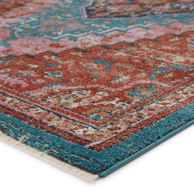product image for marielle medallion rust teal area rug by jaipur living 2 43