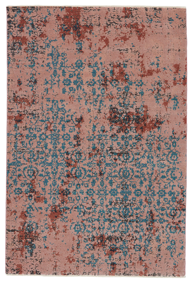 media image for zea trellis pink teal area rug by jaipur living 1 263