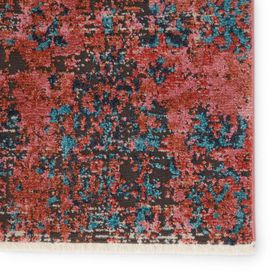 product image for ezlyn abstract red teal area rug by jaipur living 4 16