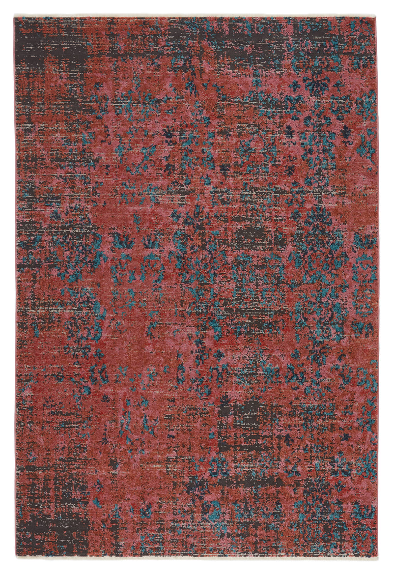 media image for ezlyn abstract red teal area rug by jaipur living 1 231