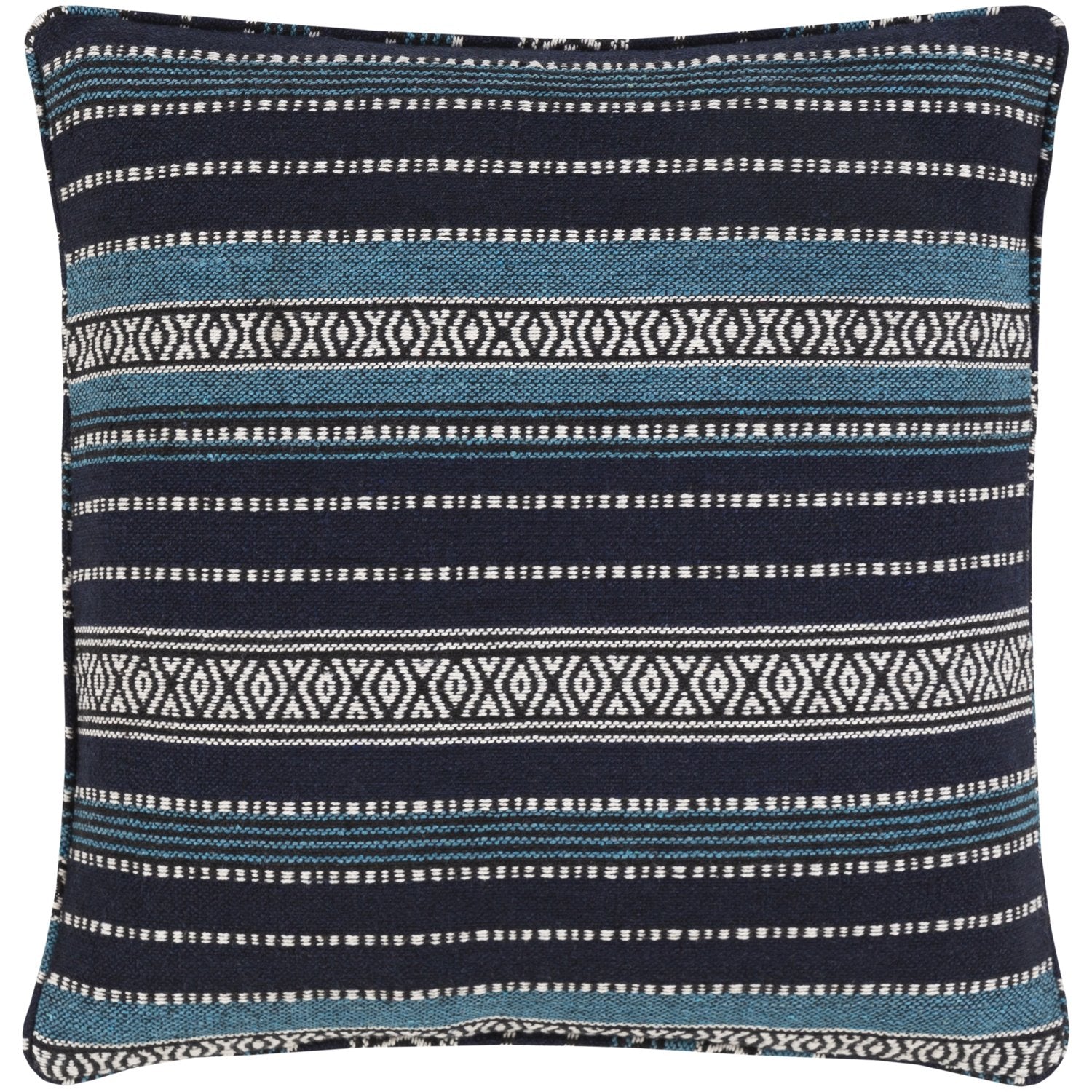 Shop Maya Woven Pillow in Navy | Burke Decor