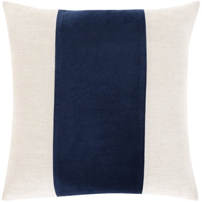 product image for Moza MZA-003 Velvet Pillow in Navy & Ivory by Surya 56