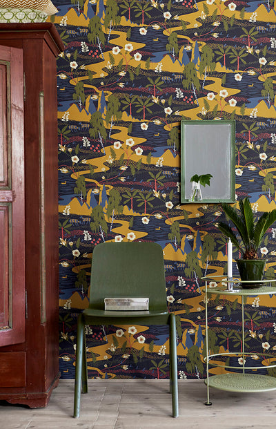 product image for Magisk Oasis Wallpaper from the Wonderland Collection by Brewster Home Fashions 41