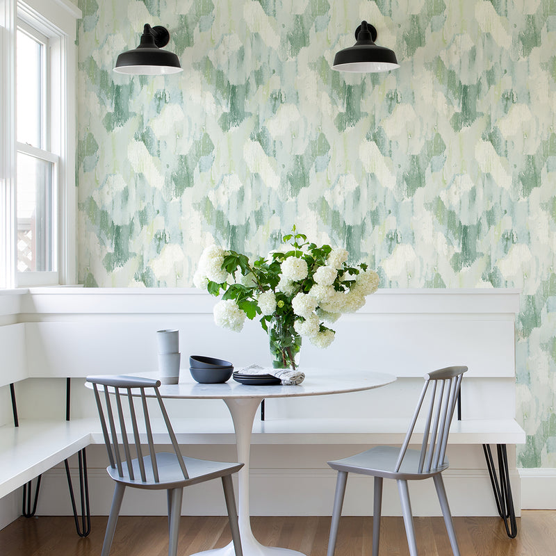 Shop Mahi Green Abstract Wallpaper from the Scott Living II Collection ...