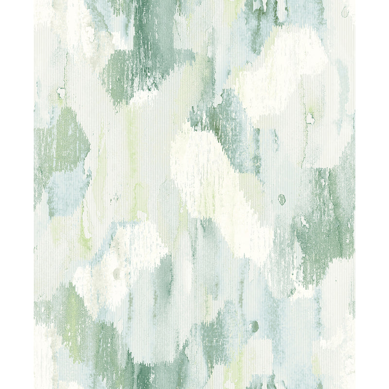 media image for Mahi Green Abstract Wallpaper from the Scott Living II Collection by Brewster Home Fashions 270