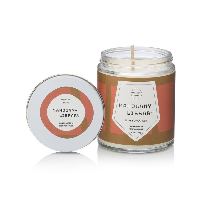 media image for mahogany library candle 1 28
