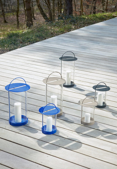 product image for maki lantern large in optic blue 5 42