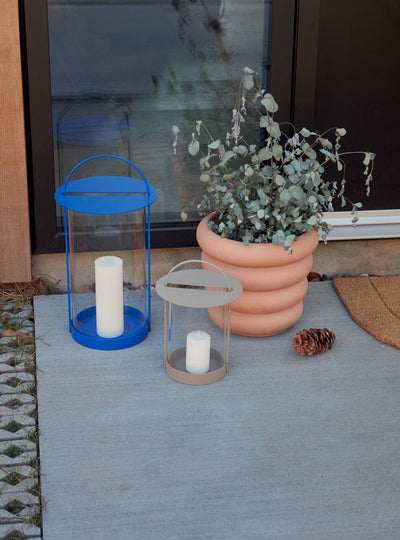 product image for maki lantern large in optic blue 4 33