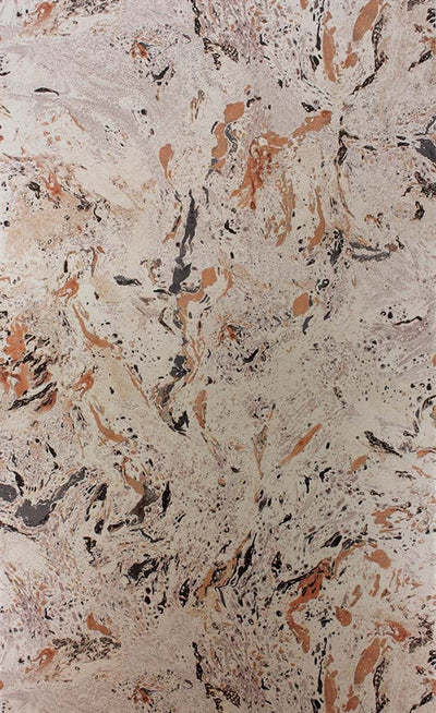 product image of Makrana Wallpaper in Black and Copper by Matthew Williamson for Osborne & Little 526