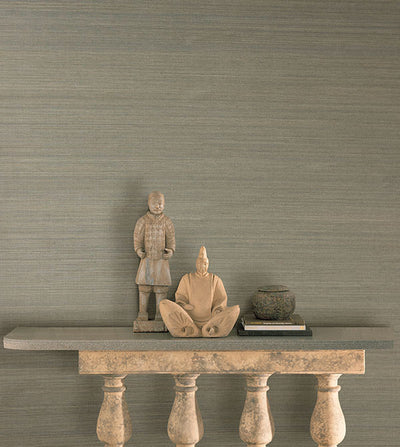 product image for Manos Teal Grasscloth Wallpaper from the Jade Collection by Brewster Home Fashions 83